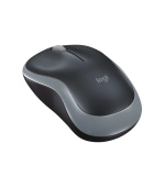 Logitech M185/Kancelářská/Optická/1 000 DPI/Bezdrátová USB/Šedá