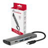 AXAGON HMC-5G2, USB 10Gbps hub, porty 2x USB-A, 2x USB-C, HDMI 4k/60, PD 100W, kabel USB-C 13cm