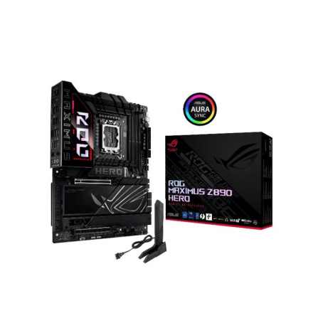 ASUS MB Sc LGA1851 ROG MAXIMUS Z890 HERO, Intel Z890, 4xDDR5, 1xHDMI, 2xThunderbolt, WI-FI, ATX