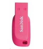 SanDisk Flash Disk 16GB Cruzer Blade, USB 2.0, růžová