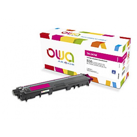 OWA Armor toner kompatibilní s Brother TN-247M, 2300st, červená/magenta