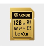 Lexar SDXC ARMOR Gold UHS-II U3, Stainless Steel, IP68 R280/W210 (V60) 128GB