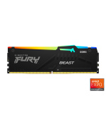 Kingston FURY Beast EXPO/DDR5/16GB/5600MHz/CL36/1x16GB/RGB/Black