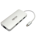 Tripplite Dokovací stanice USB-C/3x displej,HDMI,VGA,USB 3.2 Gen 1,USB-A,100W nabíjení