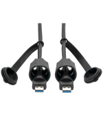 Tripplite Kabel USB-A / USB-A, SuperSpeed, USB 3.0/3.1, odolný IP68, stíněný, (Samec/Samec), 0.91m