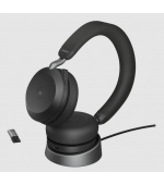 Jabra Evolve2 75/Stereo/ANC/USB/BT/Bezdrát/MS/Stand/Černá