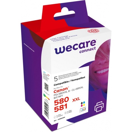 WECARE ARMOR ink sada kompatibilní s CANON PGi-580XXL/CLi-581XXL,CM