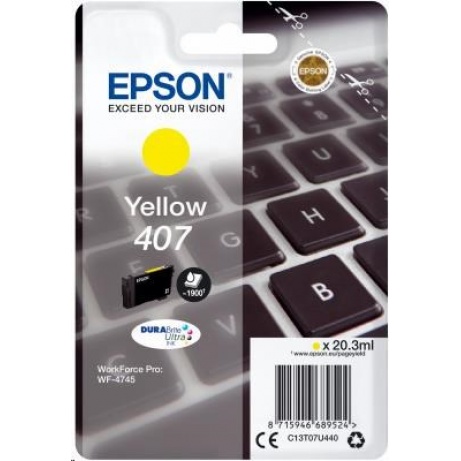 EPSON Ink bar WF-4745 Series Ink Cartridge "Klávesnice" L Yellow 1900 str. (20,3 ml)