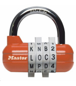 Master Lock 1534EURD Kombinační visací zámek horizontální - oranžový