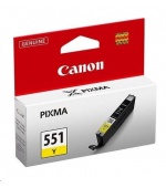 Canon CARTRIDGE CLI-551Y žlutá pro Pixma iP, Pixma iX, Pixma MG a Pixma MX 6850, 725x, 925, 8750 (300 str.)