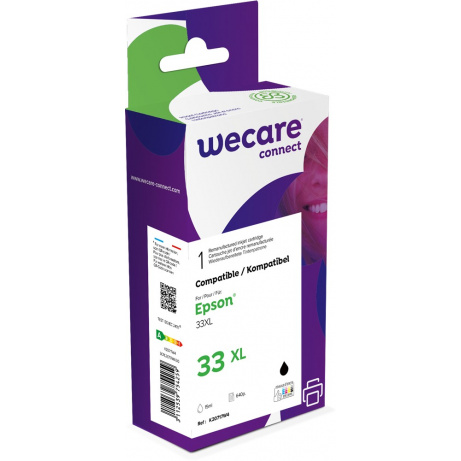 WECARE ARMOR ink kompatibilní s EPSON C13T33514012, černá/black