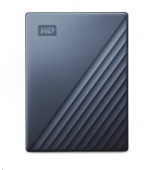 WD My Passport Ultra 4TB, Externí HDD, USB-C 3.0, modrá