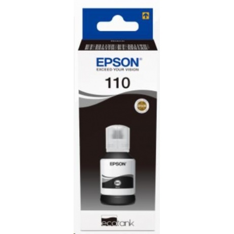 EPSON Ink 110 EcoTank Pigment black ink bottle (6000 stran)