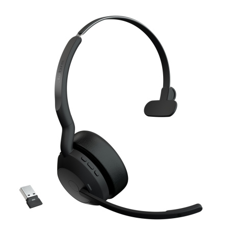 Jabra Evolve2 55/Mono/ANC/USB/BT-USB/Bezdrát/Černá