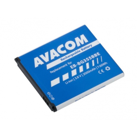 Baterie AVACOM GSSA-G355-S2000 do mobilu Samsung Core 2 Li-Ion 3,8V 2000mAh, (náhrada EB-BG355BBE)