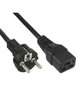 PremiumCord kabel síťový k počítači 230V 16A 1,5m  IEC 320 C19 konektor