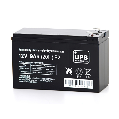 UPS baterie 12V 9Ah F2