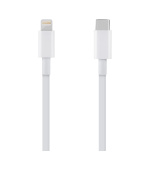 OBAL:ME Fast Charge USB-C/Lightning Kabel 1m White