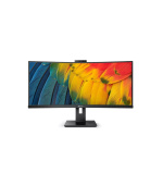 Philips MT VA LED 34" 34B1U5600CH/00 - VA panel, 3440x1440, HDMI, DP, USB-C, USB, LAN, repro, nast vyska, curved, webcam