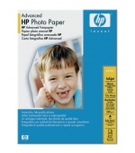 HP Advanced Glossy Photo Paper-25 sht/13 x 18 cm borderless,  250 g/m2, Q8696A