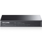 TP-Link TL-SF1008P 8x10/100 (4xPOE) 66W Desktop kovový CCTV Switch