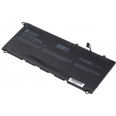 Baterie T6 Power Dell XPS 13 9343, XPS 13 9350, 7368mAh, 56Wh, 4cell, Li-pol