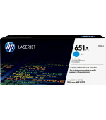 HP 651A Cyan LJ Toner Cart, CE341A (16,000 pages)