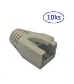 Ochrana pro konektor RJ45 Cat6A, snag-proof - šedá, 10ks