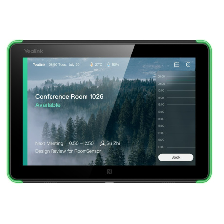 Yealink RoomPanel zařízení pro plánování rozvrhu místnosti, 8" dotyk.obr.
