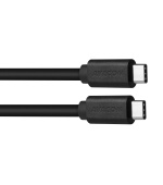 AVACOM datový a nabíjecí kabel USB Type-C - USB Type-C, 40cm, černá