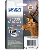 Epson Multipack 3-colours T1306 DURABrite UltraInk