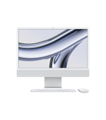 APPLE 24-inch iMac with Retina 4.5K display: M3 chip with 8-core CPU and 8-core GPU, 256GB SSD - Silver