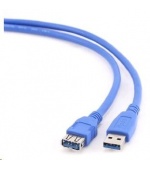 GEMBIRD Kabel USB 3.0 A-A prodlužovací 1,8m (modrý)