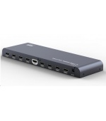 PremiumCord HDMI 2.0 splitter 1-8 porty, 4K x 2K/60Hz, FULL HD, 3D, černý