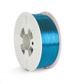 VERBATIM 3D Printer Filament PET-G 1.75mm, 327m, 1kg blue transparent