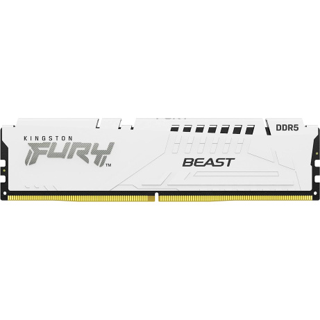 Kingston FURY Beast/DDR5/64GB/5600MHz/CL40/4x16GB/White