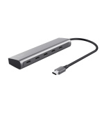 TRUST Rozbočovač Halyx Aluminium 5 Port USB 3.2 Gen1 Hub