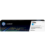 HP 126A Cyan LJ Toner Cart, CE311A (1,000 pages)