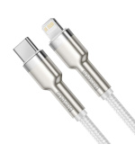 Baseus Datový kabel Cafule USB-C/Lightning PD 20W 1m bílý