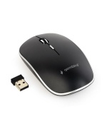 GEMBIRD myš MUSW-4B-01, černá, bezdrátová, USB nano receiver