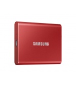 Samsung T7/2TB/SSD/Externí/2.5"/Červená/3R