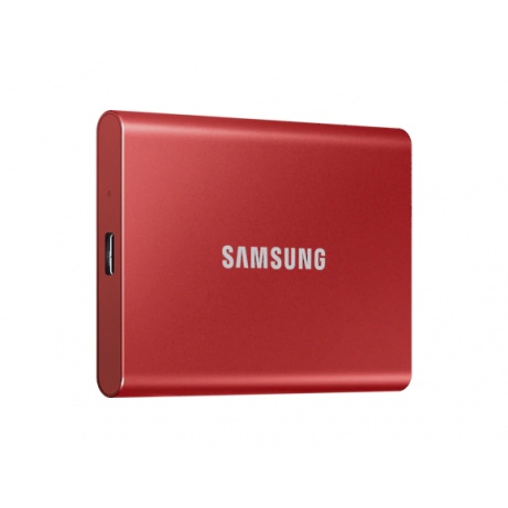 Samsung T7/2TB/SSD/Externí/2.5"/Červená/3R