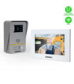 EVOLVEO DoorPhone AP1-2, drátový videotelefon s aplikací, bílý