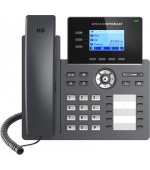 Grandstream GRP2604 SIP telefon, 2,48" LCD podsv. displej, 6 SIP účty,10BLF tl., 2x1Gbit porty