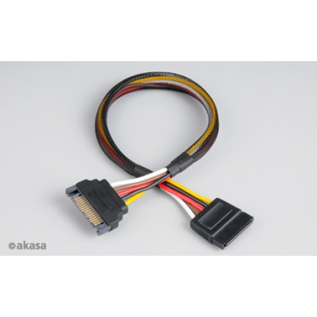 Prodlužovací napájecí SATA 15pin kabel  - 30 cm