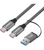 PremiumCord USB-C kabel (USB 3.2, 5A,20Gbit/s) 2m