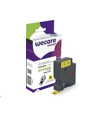 WECARE ARMOR páska pro DYMO S0720580, černá/žlutá, 12mm x 7m