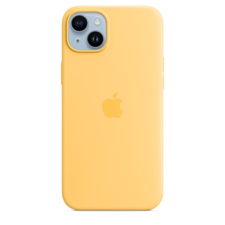 iPhone 14+ Silicone Case with MS - Sunglow