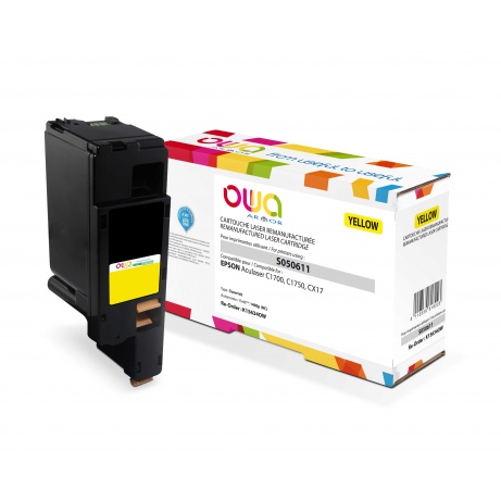 OWA Armor toner kompatibilní s Epson C13S050611, 1400st, žlutá/yellow