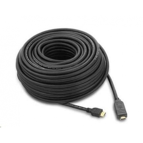 PREMIUMCORD Kabel HDMI 15m High Speed se zesilovačem 3x stíněný